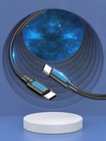 USB-kabel Vention COTBF Zwart 1 m - thumbnail