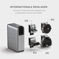 Satechi USB-C 4-port GaN travel oplader (145W) - Space Grey - thumbnail