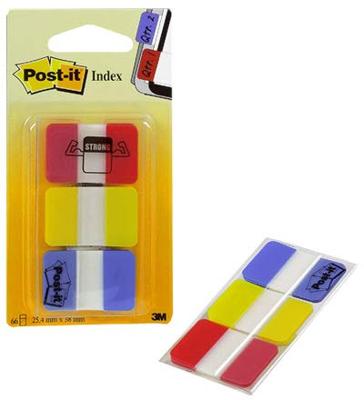 Indextabs post-it 686ryb 25.4x38.1mm strong ass | 6 stuks