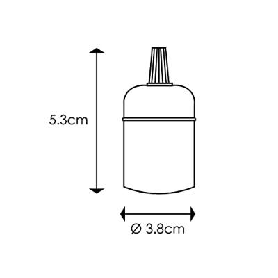 Light depot - fitting Classic E27 - wit - Outlet