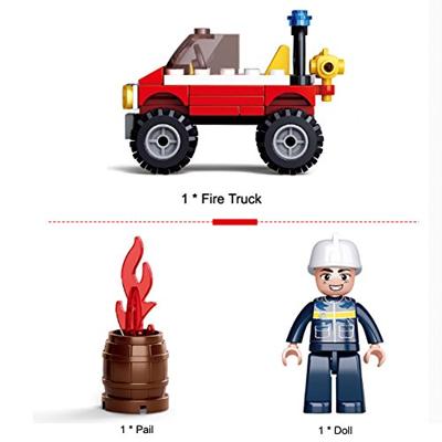 Sluban Fire Engine bouwstenen set