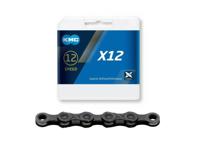 KMC X12 Ketting 12-speed 126-schakels - Zwart - thumbnail