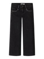 Name it winter jeansbroek meisjes - zwart - wide leg fit, glitter steentjes - NkfRose - thumbnail