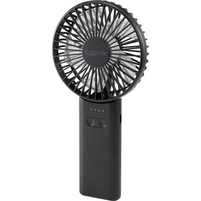 Sygonix Handventilator 4 W Zwart