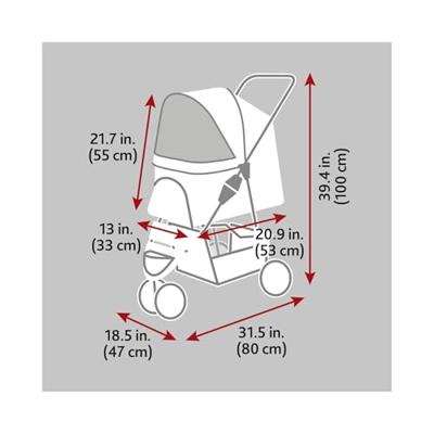 Trixie buggy voor hond en kat Per stuk