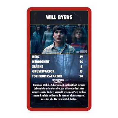 Stranger Things Card Game Top Trumps Collectables *German Version*