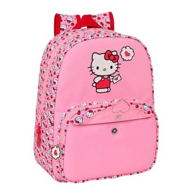 Schoolrugzak Hello Kitty Roze 26 x 34 x 11 cm Schoolrugzak Hello Kitty Roze 26 x 34 x 11 cm