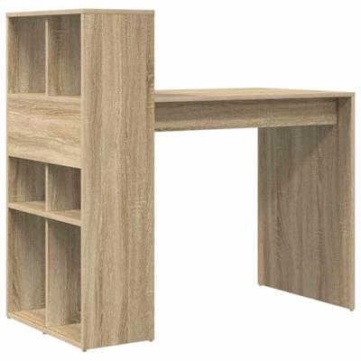 Bureau met plank Sonoma eiken 108 x 55 x 103.5 cm Bewerkt hout
