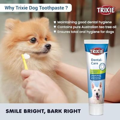 Trixie Tandpasta voor de hond 3 x Mint - thumbnail