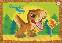 CLEMENTONI 4-in-1 Jurassic World-puzzel - thumbnail