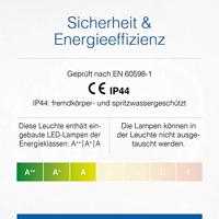 AS Schwabe 46978 Spot op zonne-energie met bewegingsmelder 10 W Lichtkleur (naam): Neutraalwit - thumbnail