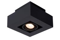 Lucide XIRAX - Plafondspot - LED Dim to warm - GU10 - 1x5W 2200K/3000K - Zwart - thumbnail