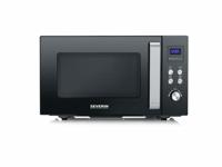 Severin MW 7763 Magnetron Zwart, RVS 900 W Grillfunctie - thumbnail