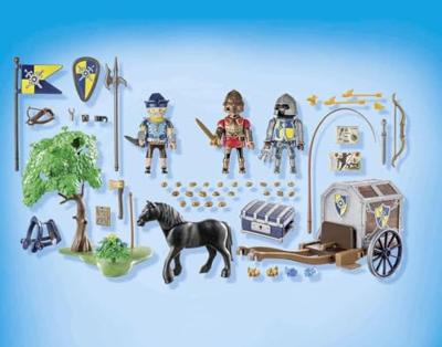 Playmobil® Novelmore 71484 overval op transportwagen