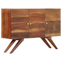 Dressoir 110x30x75 cm massief gerecycled hout bruin - thumbnail