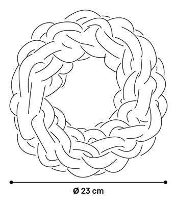 Honden waterspeeltje Water Ring, blauw, Maat: L