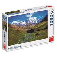 DinoToys Dino puzzel - šchara de hoogste berg in georgië - 1000 stukjes - thumbnail