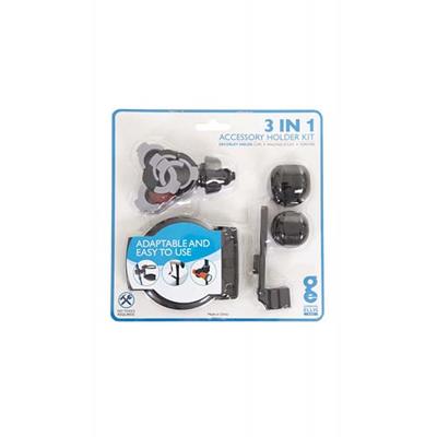 Mobiliteit accessoireset | Stokhouder | Fles/blikjeshouder | Zaklamphouder | PR30294 Mobiliteit accessoireset | Stokhouder | Fles/blikjeshouder | Zaklamphouder | PR30294