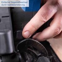 Cirkelzaag - SCHEPPACH - 20V IXES - 165mm - max. zaagsnede 53mm/90° - 4300rpm - zonder accu of lader - C-HCS165-X - thumbnail