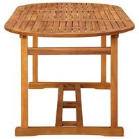 9-delige Tuinset 180x90x75 cm massief acaciahout - thumbnail