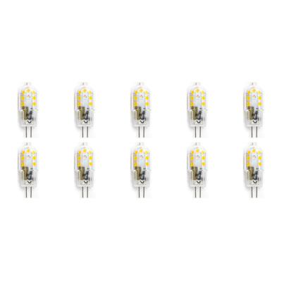 LED Lamp 10 Pack - Aigi - G4 Fitting - 2W - Helder/Koud Wit 6500K | Vervangt 20W