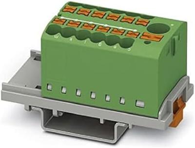 Phoenix Contact 3273096 Verdeelblok 28.6 mm Spanveer Groen 8 stuk(s)