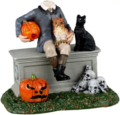 Lemax lost his head halloween figuur Spooky Town 2023