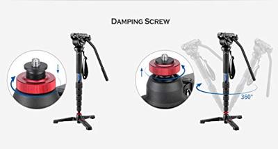 Leofoto VD-02 Universal Monopod Tripod Base