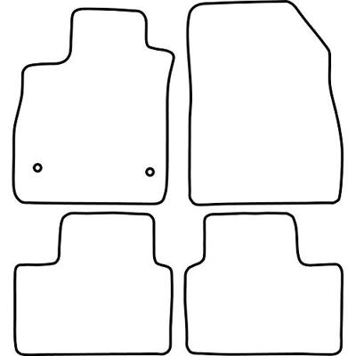 Automatten passend voor Renault Talisman 2016- TMRE571