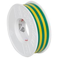 PVC-Isolatieband groen/geel 15mm, 10 meter Coroplast - thumbnail