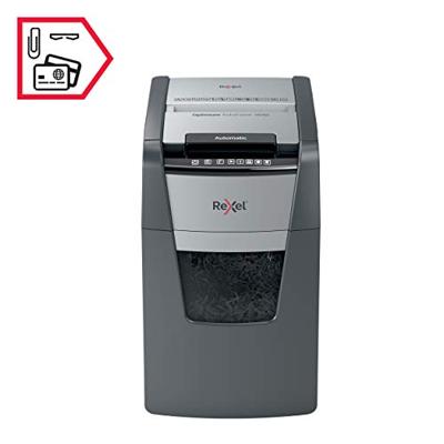 Rexel Optimum AutoFeed+ 150M Papierversnipperaar 150 vellen Micro cut 2 x 15 mm P-5 44 l Ook geschikt voor Paperclips, Nietjes, Creditcards - thumbnail