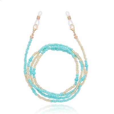 Deja Jewels Turqoise 2 Koord voor Zonnebril of Leesbril met Kraaltjes