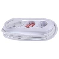 Bachmann 388.270 Stekkerdoos 3-voudig Wit Randaarde stekker 1 stuk(s) - thumbnail