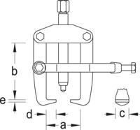 Gedore Trekker 2-armig - 8008210 - thumbnail