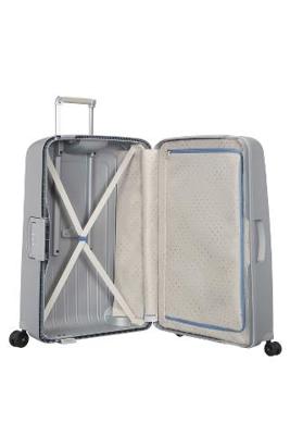 Samsonite S'cure Spinner 69cm Zilver