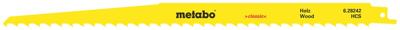 Metabo Accessoires Reciprozaagbladen (2 st.) HCS 300x1,25 mm/8,5 - 628242000 Metabo Accessoires Reciprozaagbladen (2 st.) HCS 300x1,25 mm/8,5 - 628242000