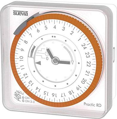 Suevia Practic RD Opbouwschakelklok Analoog 230 V/AC 3680 W