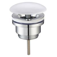 Wiesbaden Vaste Waste Niet Afsluitbaar 5/4 Keramisch Wit - thumbnail