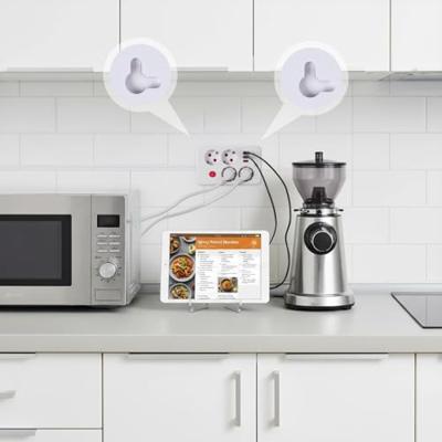 Maclean stekkerdoos, 4-polige verlengkabel + 3xUSB, 110-240V AC 50/60Hz, 2,1A max 2500W, 3m, wit, MCE393 W