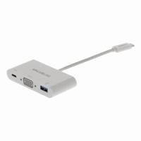 Nedis CCGB64760WT02 Usb-c-adapterkabel Type-c Male - A Female / Type-c Female / Vga Female 0,2 M Wit - thumbnail