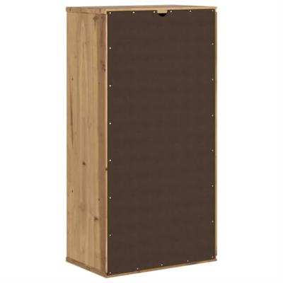 Bijzetkast met lade ODDA 40x24x79 cm massief grenenhout