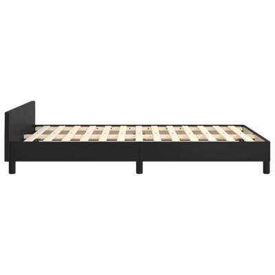 Bedframe zonder matras 120x190 cm kunstleer zwart