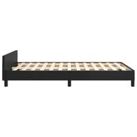 Bedframe zonder matras 120x190 cm kunstleer zwart - thumbnail