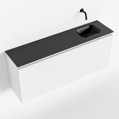 MONDIAZ OLAN 120cm toiletmeubel talc. LEX wastafel urban rechts geen kraangat MONDIAZ OLAN 120cm toiletmeubel talc. LEX wastafel urban rechts geen kraangat