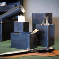 Metalen opbergbakjes - set à 2 stuks (S & L) - thumbnail