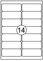 Etiket quantore 99.1x38.1mm 210st - thumbnail