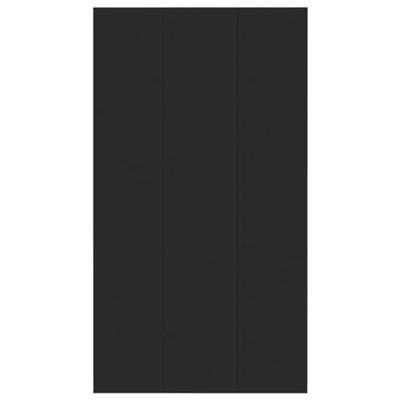 Boekenkast/dressoir 66x30x97,8 cm spaanplaat zwart Boekenkast/dressoir 66x30x97,8 cm spaanplaat zwart