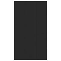 Boekenkast/dressoir 66x30x97,8 cm spaanplaat zwart - thumbnail