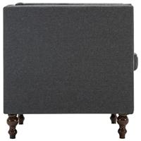 Fauteuil stof donkergrijs - thumbnail