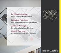 ECHTWERK Keukenaccessoires (Wijnrek voor 8 flessen, Goud) - thumbnail